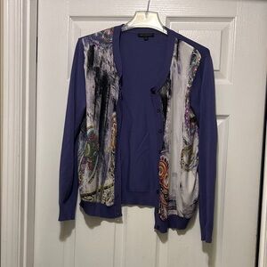 Chico's Artistic Purple Cardigan